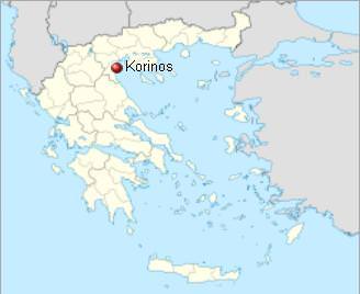 Ligging Korinos